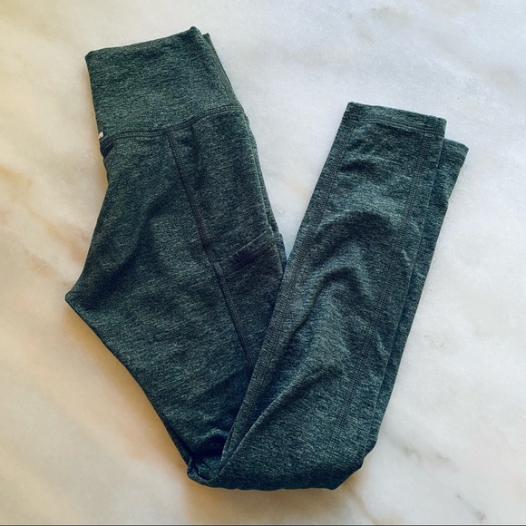 Aerie Green Leggings - Picture 1 of 4